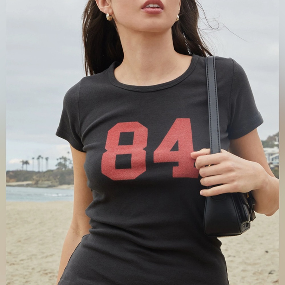 PacSun Black Tee with Red Graphic